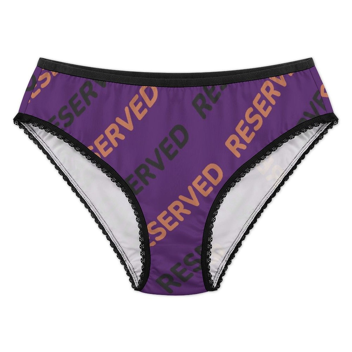 Singles — “Reserved” Women's Lace Briefs