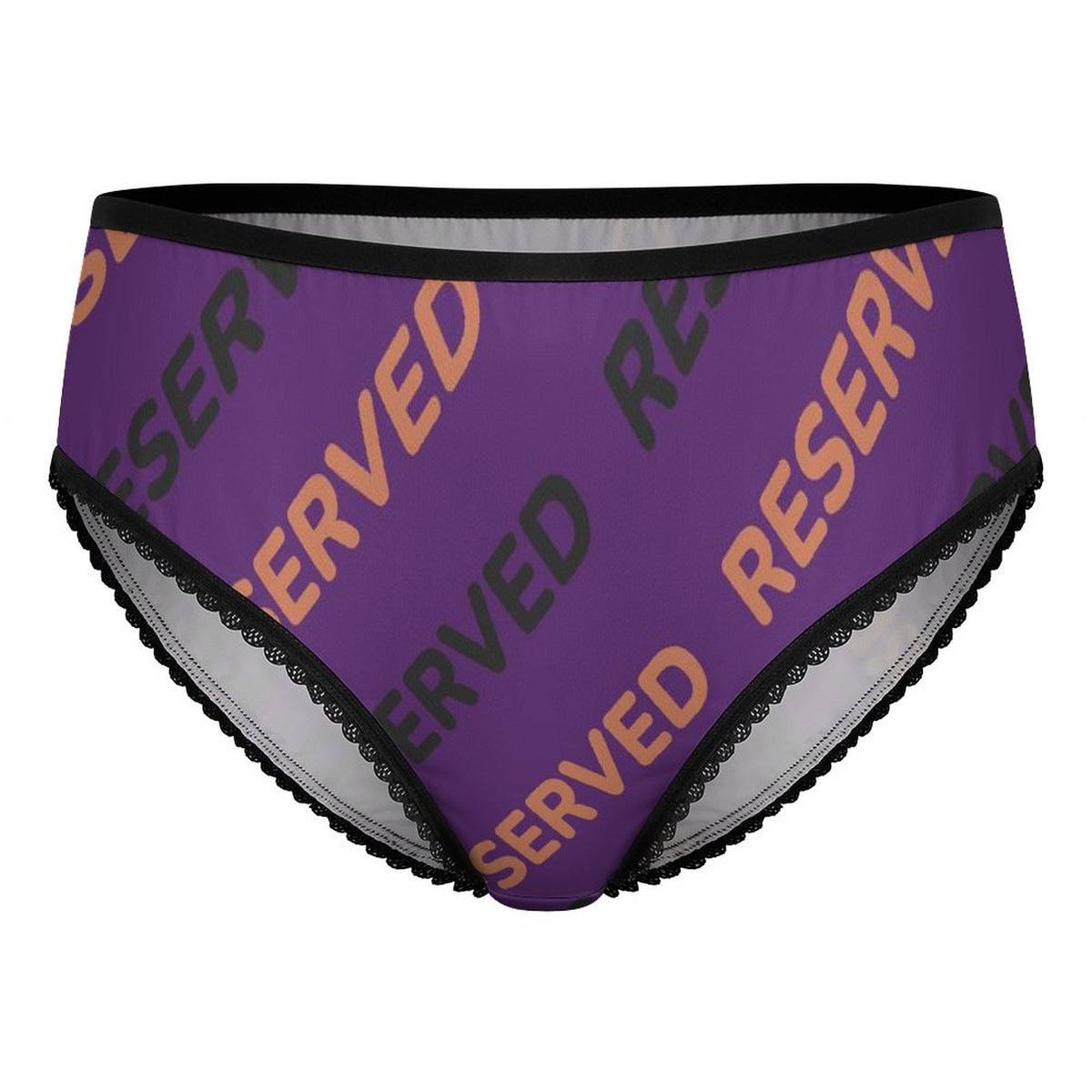 Singles — “Reserved” Women's Lace Briefs